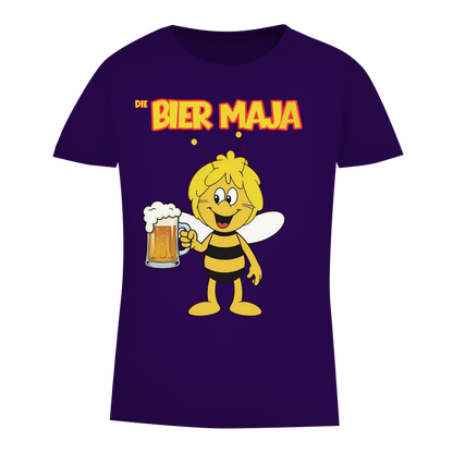 Die Bier Biene Maja - Damen Premium Bio T-Shirt Urban Purple