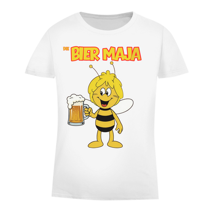 Die Bier Biene Maja - Damen Premium Bio T-Shirt White