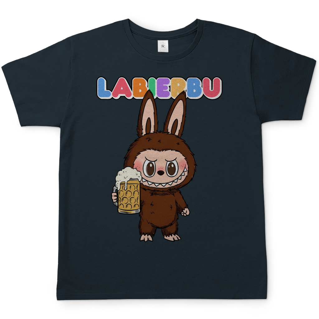 Labierbu Labubu - Herren T-Shirt Dark Grey Solid