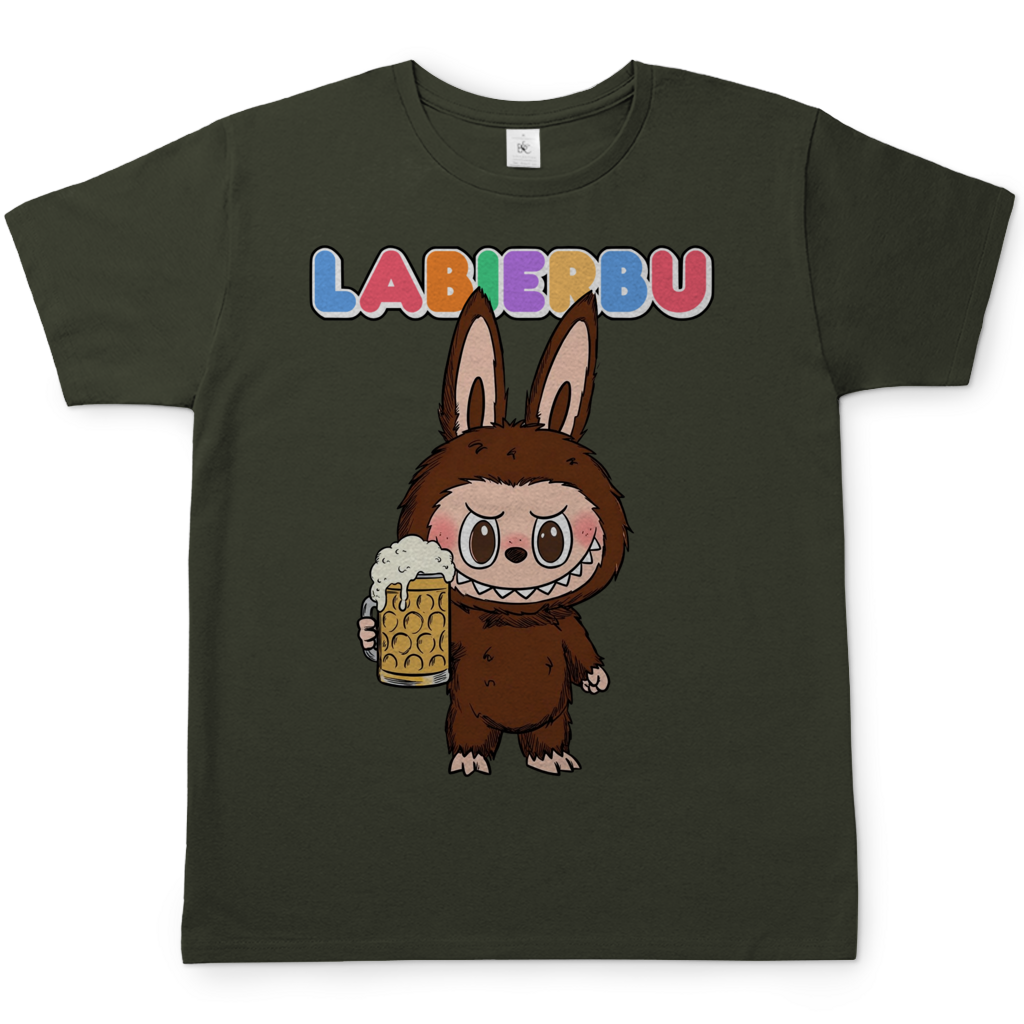 Labierbu Labubu - Herren T-Shirt Urban Khaki
