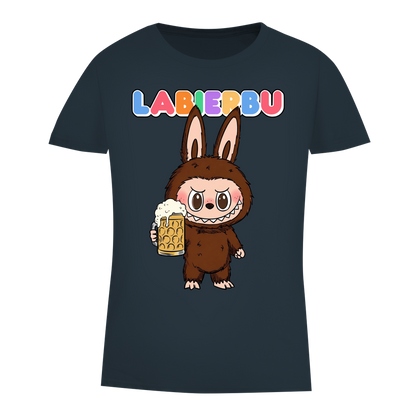 Labierbu Labubu - Damen Premium Bio T-Shirt Dark Grey