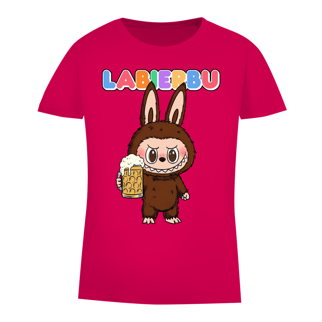 Labierbu Labubu - Damen Premium Bio T-Shirt Fuchsia