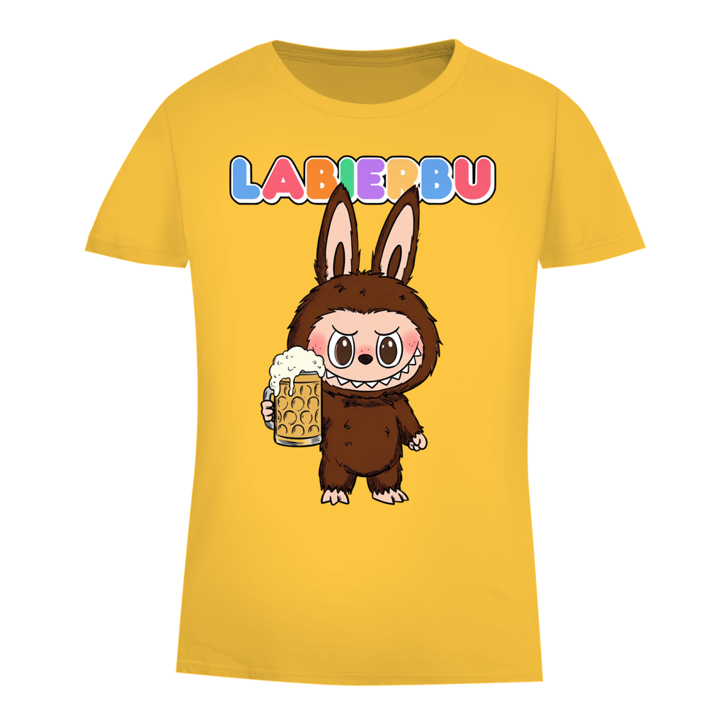Labierbu Labubu - Damen Premium Bio T-Shirt Gold