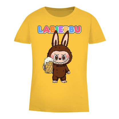 Labierbu Labubu - Damen Premium Bio T-Shirt Gold