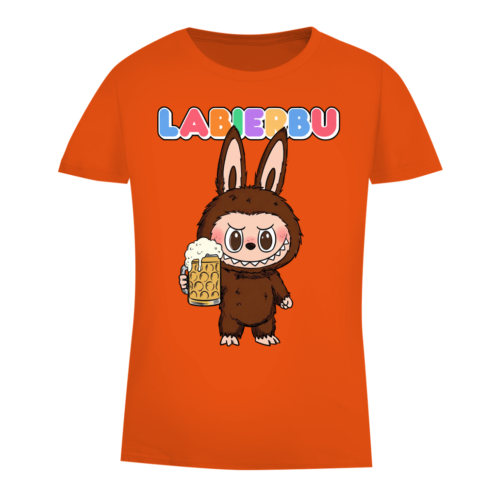 Labierbu Labubu - Damen Premium Bio T-Shirt Orange