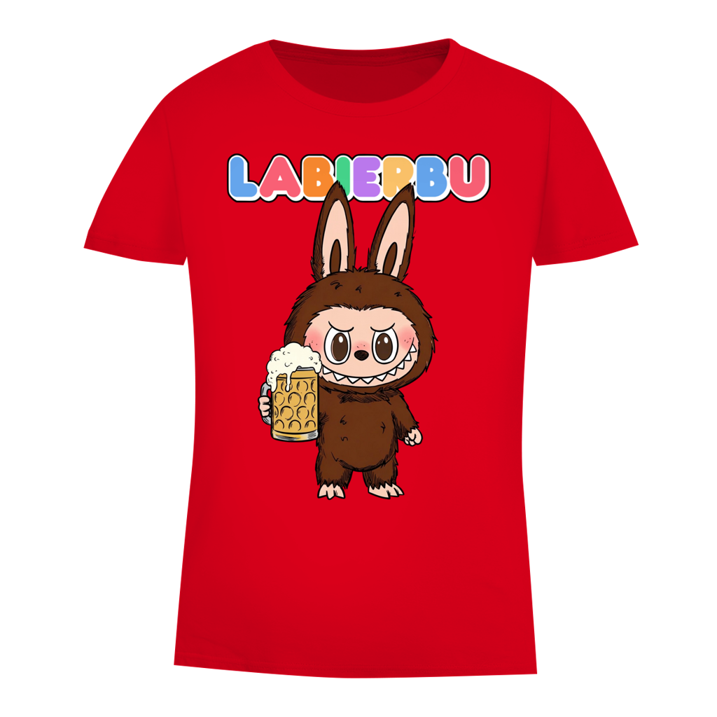 Labierbu Labubu - Damen Premium Bio T-Shirt Red