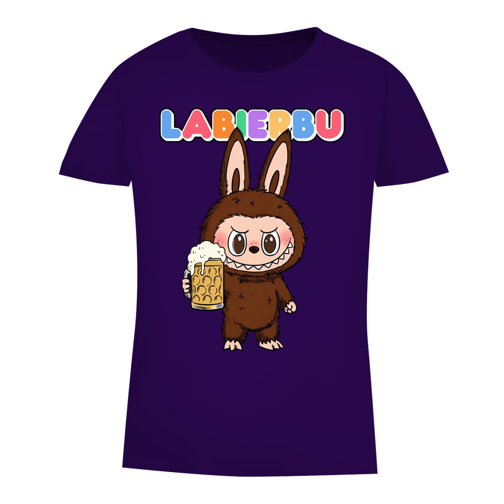 Labierbu Labubu - Damen Premium Bio T-Shirt Urban Purple