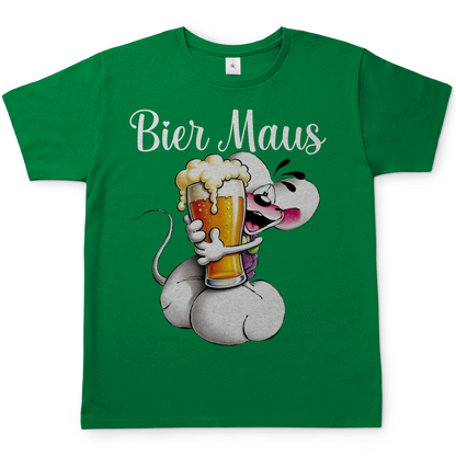 Bier Diddl Maus - Herren T-Shirt Kelly Green