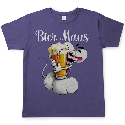 Bier Diddl Maus - Herren T-Shirt Millennial Lilac