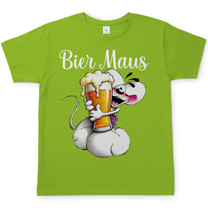 Bier Diddl Maus - Herren T-Shirt Orchid Green
