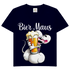 Bier Diddl Maus - Damen V-Neck T-Shirt Deep Navy
