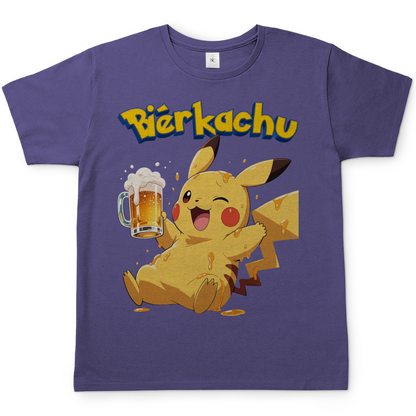 Bierkachu Pikachu Pokemon - Herren T-Shirt Millennial Lilac