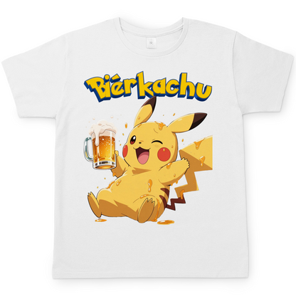 Bierkachu Pikachu Pokemon - Herren T-Shirt White