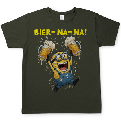 BIER-NA-NA! - Herren T-Shirt Urban Khaki