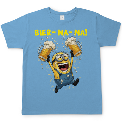 BIER-NA-NA! - Herren T-Shirt Sky Blue