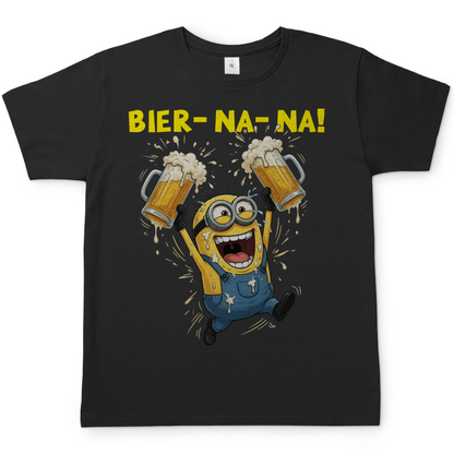 BIER-NA-NA! - Herren T-Shirt Black