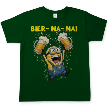 BIER-NA-NA! - Herren T-Shirt Bottle Green