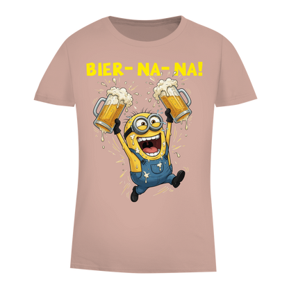BIER-NA-NA! - Damen Premium Bio T-Shirt Millennial Pink