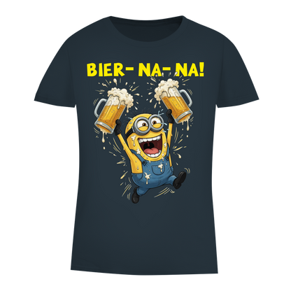 BIER-NA-NA! - Damen Premium Bio T-Shirt Dark Grey