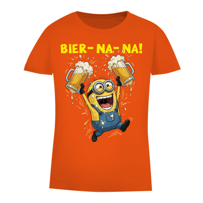 BIER-NA-NA! - Damen Premium Bio T-Shirt Orange