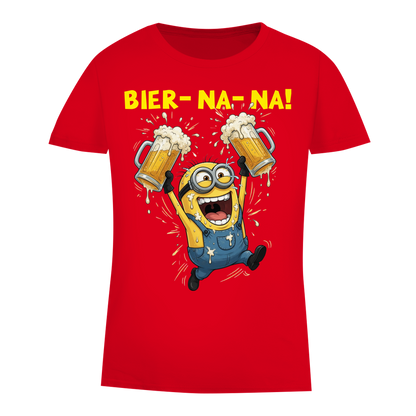 BIER-NA-NA! - Damen Premium Bio T-Shirt Red