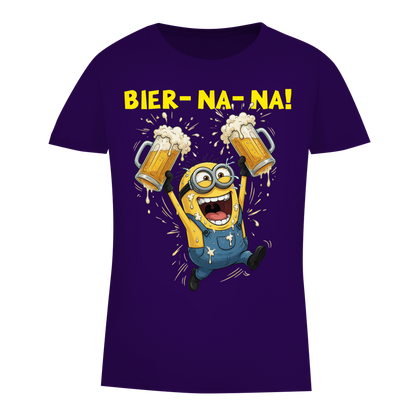 BIER-NA-NA! - Damen Premium Bio T-Shirt Urban Purple