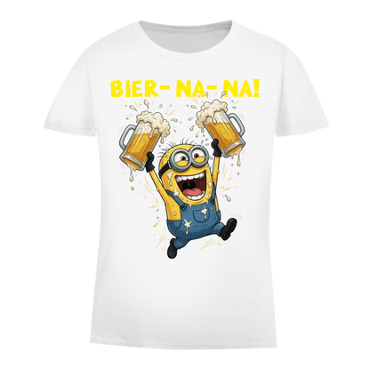 BIER-NA-NA! - Damen Premium Bio T-Shirt White