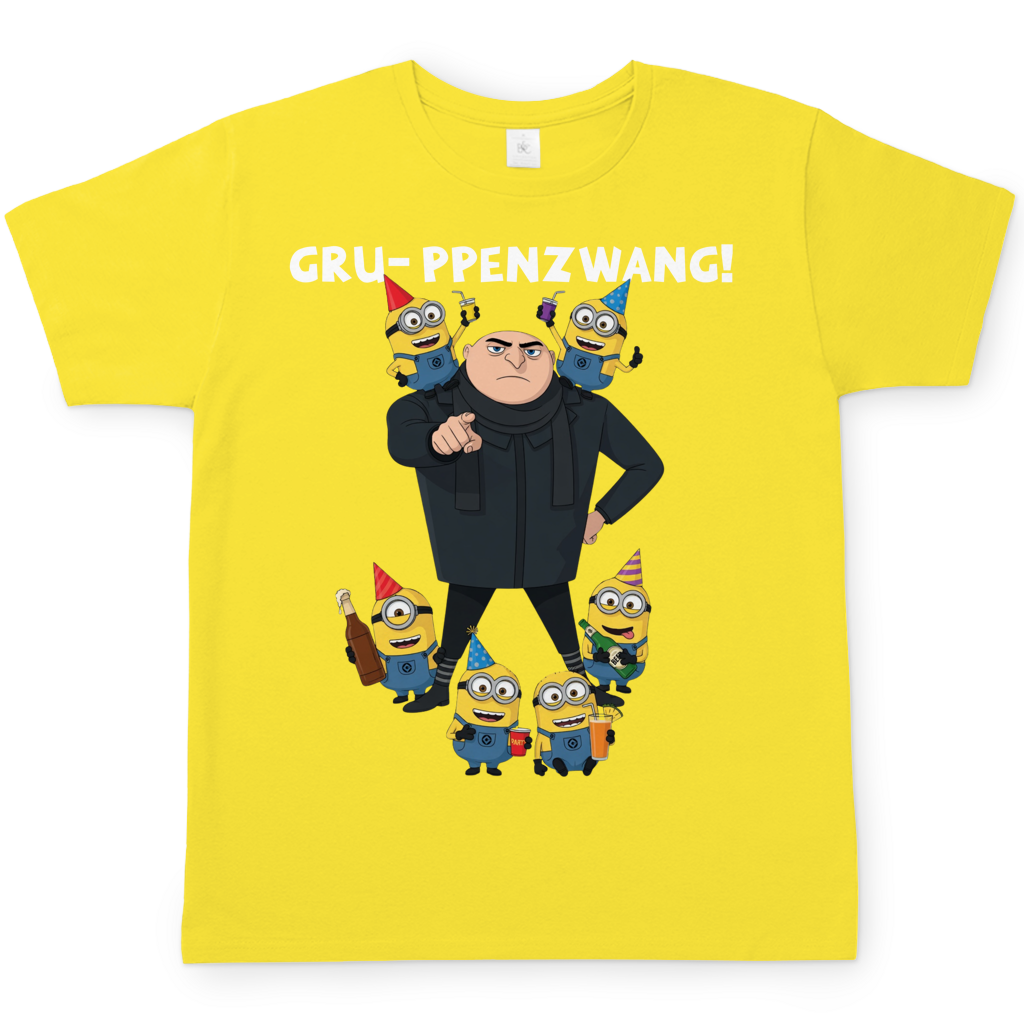 Gru-ppenzwang! - Herren T-Shirt Solar Yellow