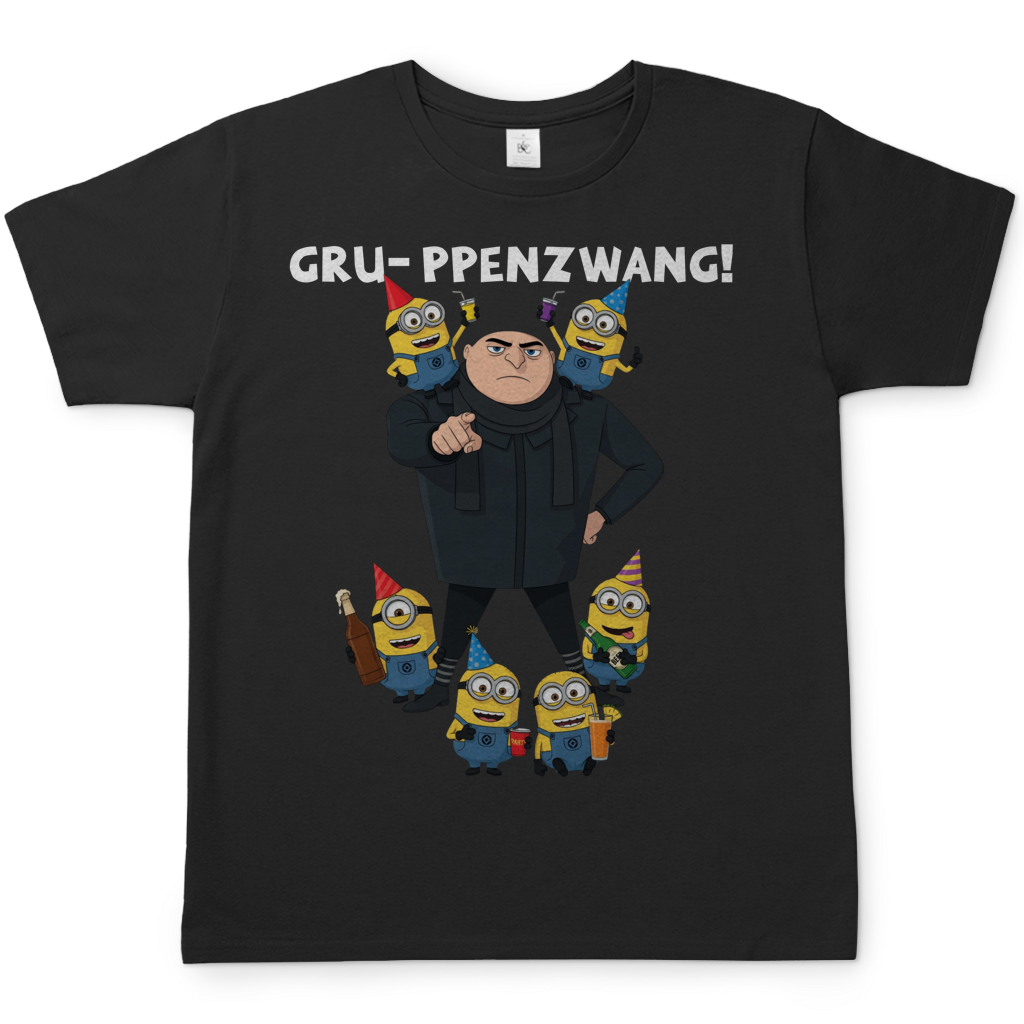 Gru-ppenzwang! - Herren T-Shirt Black