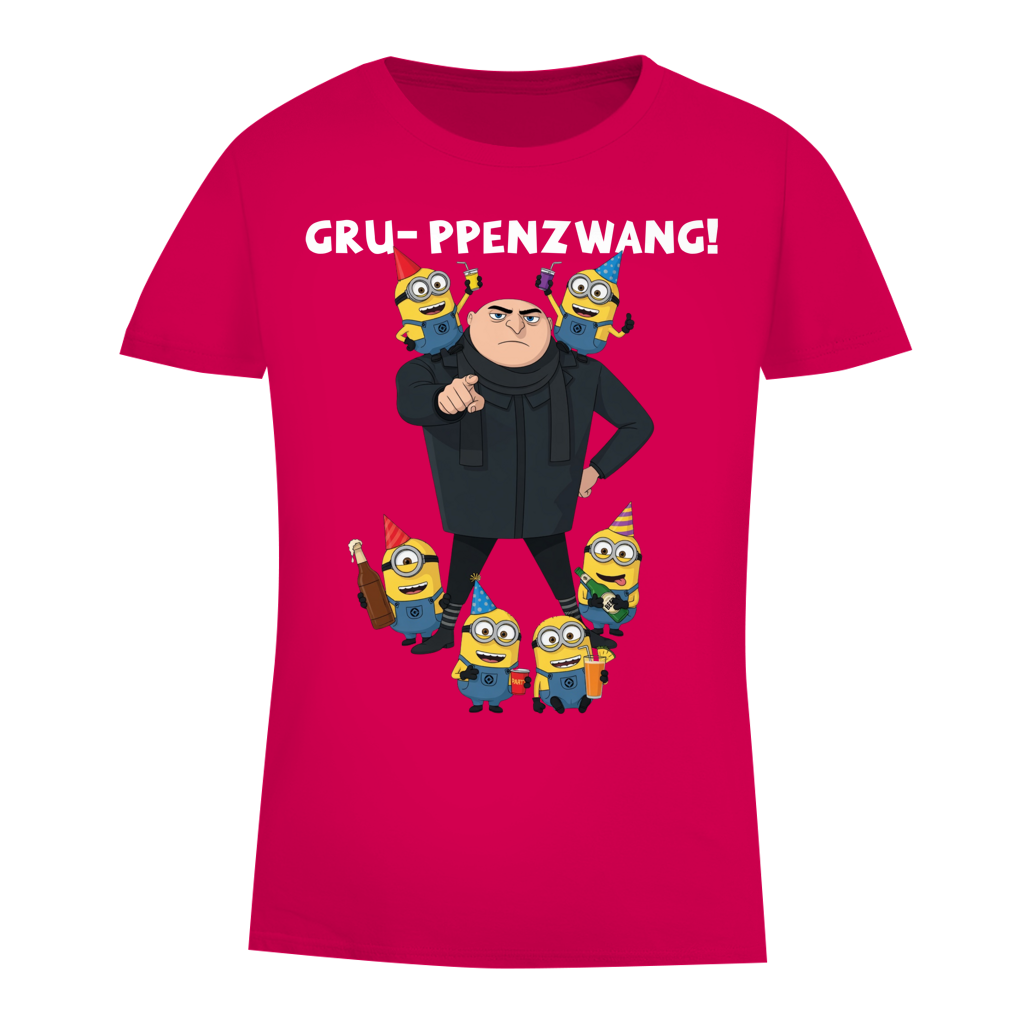 Gru-ppenzwang! - Damen Premium Bio T-Shirt Fuchsia