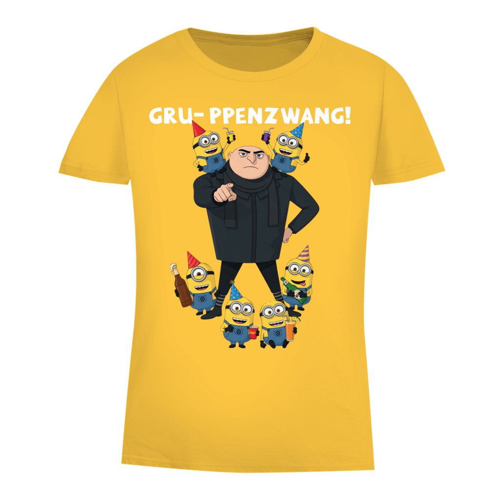 Gru-ppenzwang! - Damen Premium Bio T-Shirt Gold