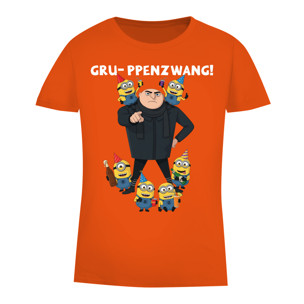 Gru-ppenzwang! - Damen Premium Bio T-Shirt Orange