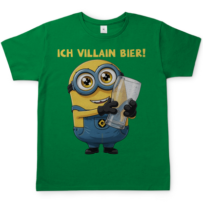 Ich VILLAIN Bier! - Herren T-Shirt Kelly Green
