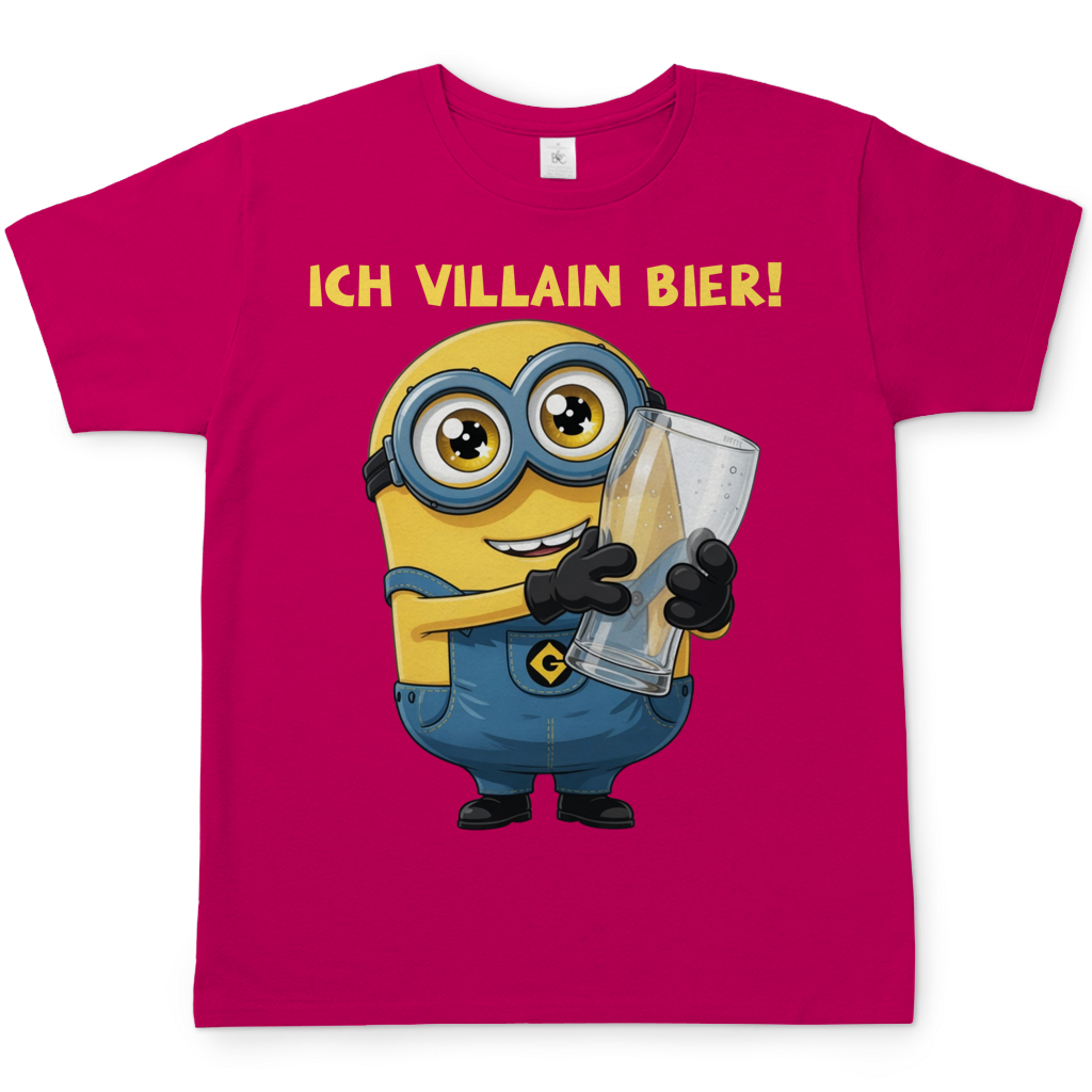 Ich VILLAIN Bier! - Herren T-Shirt Sorbet