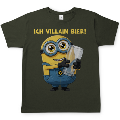 Ich VILLAIN Bier! - Herren T-Shirt Urban Khaki