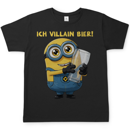 Ich VILLAIN Bier! - Herren T-Shirt Black