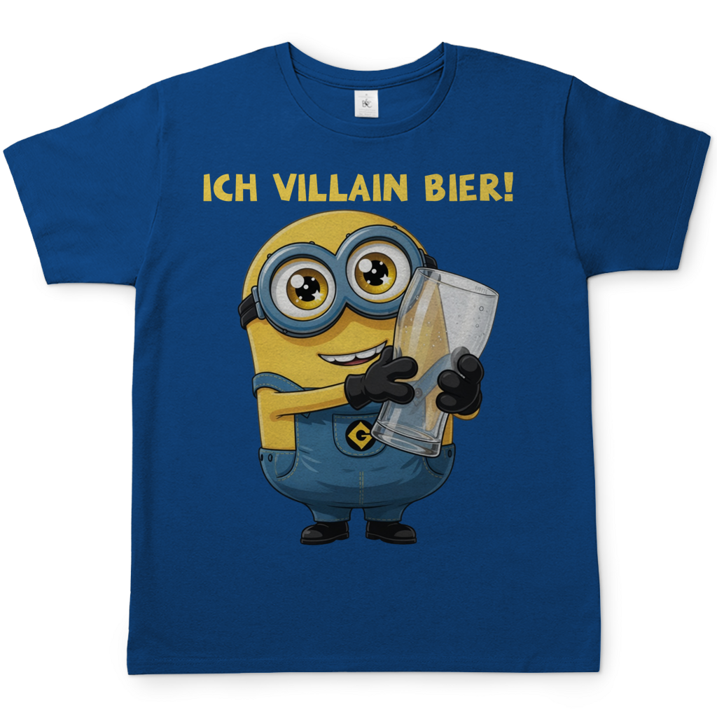 Ich VILLAIN Bier! - Herren T-Shirt Royal Blue
