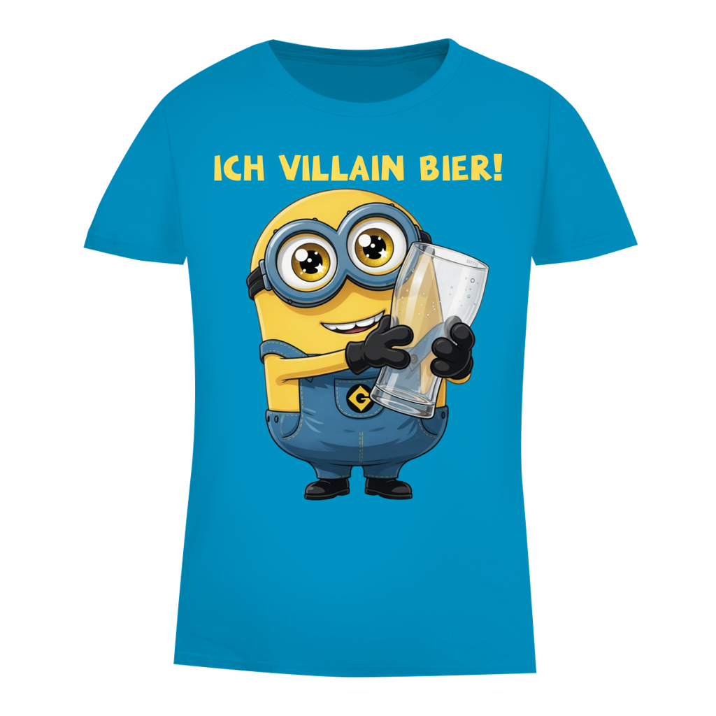 Ich VILLAIN Bier! - Damen Premium Bio T-Shirt Atoll