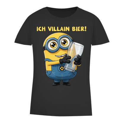 Ich VILLAIN Bier! - Damen Premium Bio T-Shirt Black