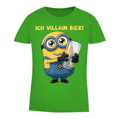 Ich VILLAIN Bier! - Damen Premium Bio T-Shirt Real Green