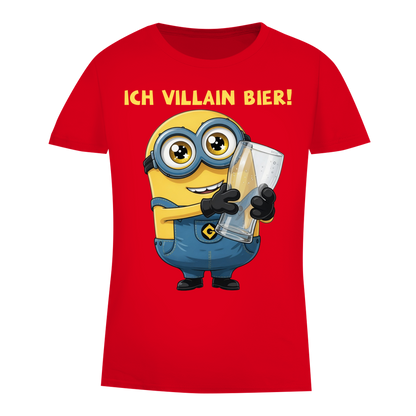 Ich VILLAIN Bier! - Damen Premium Bio T-Shirt Red