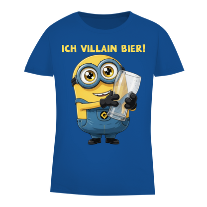 Ich VILLAIN Bier! - Damen Premium Bio T-Shirt Royal Blue