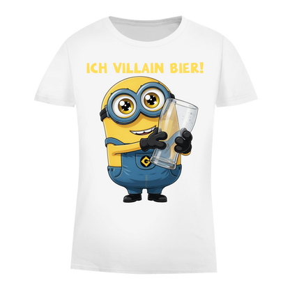 Ich VILLAIN Bier! - Damen Premium Bio T-Shirt White