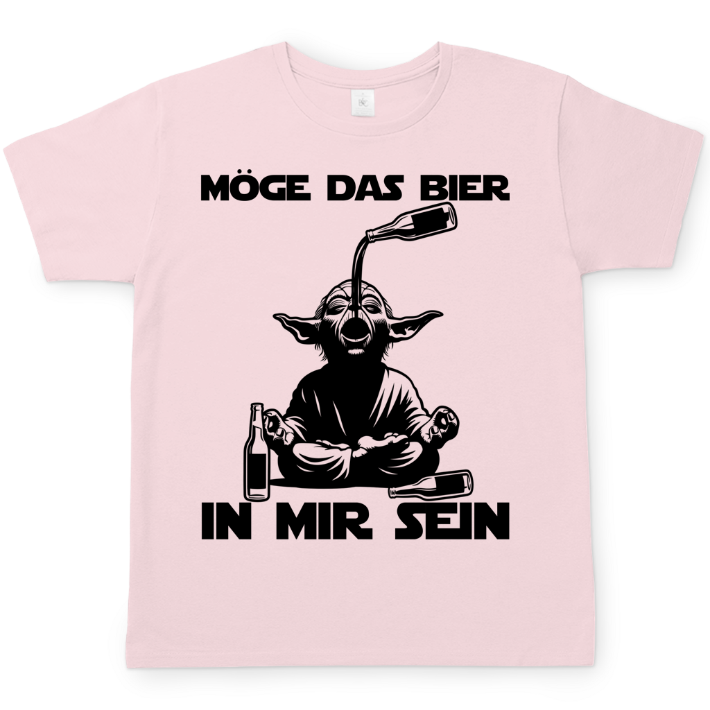 Möge das Bier in mir sein Meister Yoda - Herren T-Shirt Orchid Pink