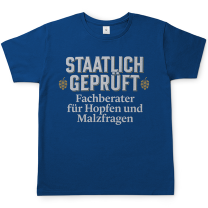 Fachberater für Hopfen und Malzfragen - Staatlich geprüft - Herren T-Shirt Royal Blue