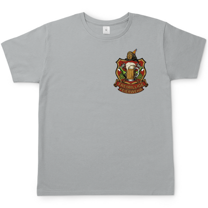 Freiwillige Feuerwehr Feierwehr - Beidseitiger Druck - Herren T-Shirt Pacific Grey