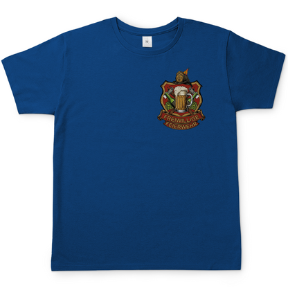 Freiwillige Feuerwehr Feierwehr - Beidseitiger Druck - Herren T-Shirt Royal Blue