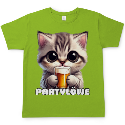 Partylöwe Kätzchen - Herren T-Shirt Orchid Green