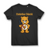 Elektriker Bärchi T-Shirt Damen | Glücksbärchi Elektrikerin Bio Shirt Black