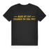 Herren T-Shirt Alles ist gut solange du voll bist Trinkshirt Bio Baumwolle Black